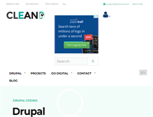 Tablet Screenshot of cleand.com
